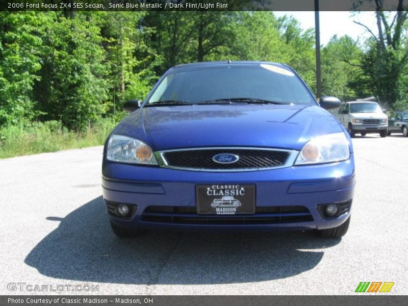 Sonic Blue Metallic / Dark Flint/Light Flint 2006 Ford Focus ZX4 SES Sedan