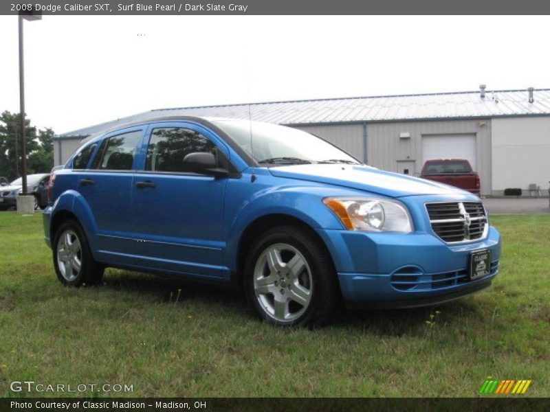 Surf Blue Pearl / Dark Slate Gray 2008 Dodge Caliber SXT