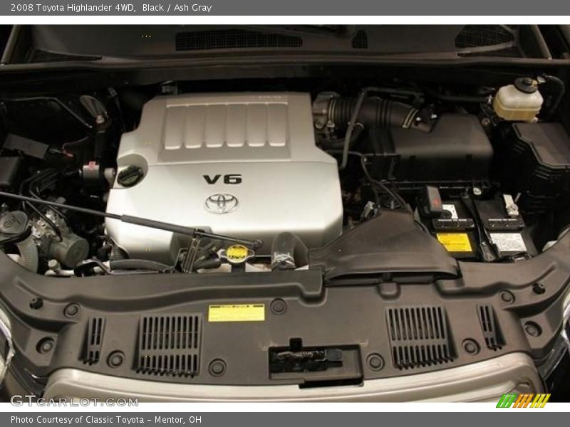 Black / Ash Gray 2008 Toyota Highlander 4WD
