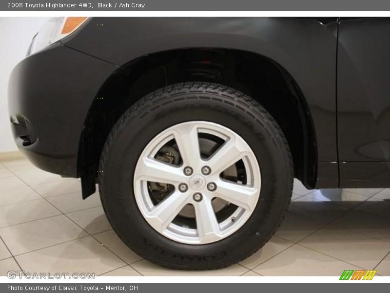 Black / Ash Gray 2008 Toyota Highlander 4WD