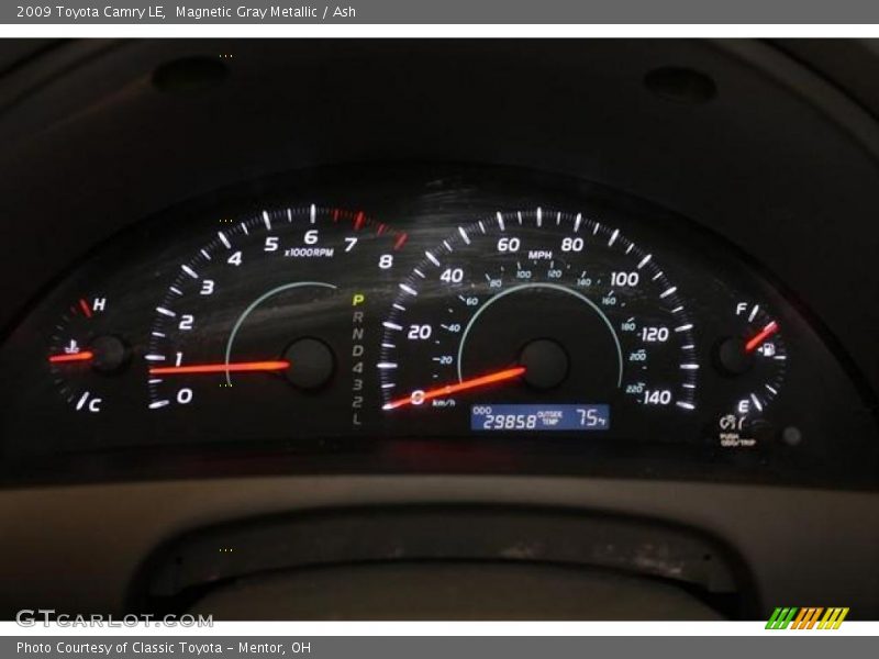 Magnetic Gray Metallic / Ash 2009 Toyota Camry LE