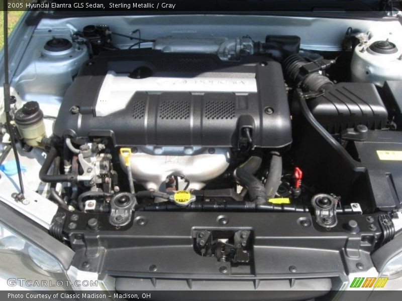 Sterling Metallic / Gray 2005 Hyundai Elantra GLS Sedan