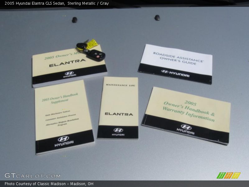 Sterling Metallic / Gray 2005 Hyundai Elantra GLS Sedan