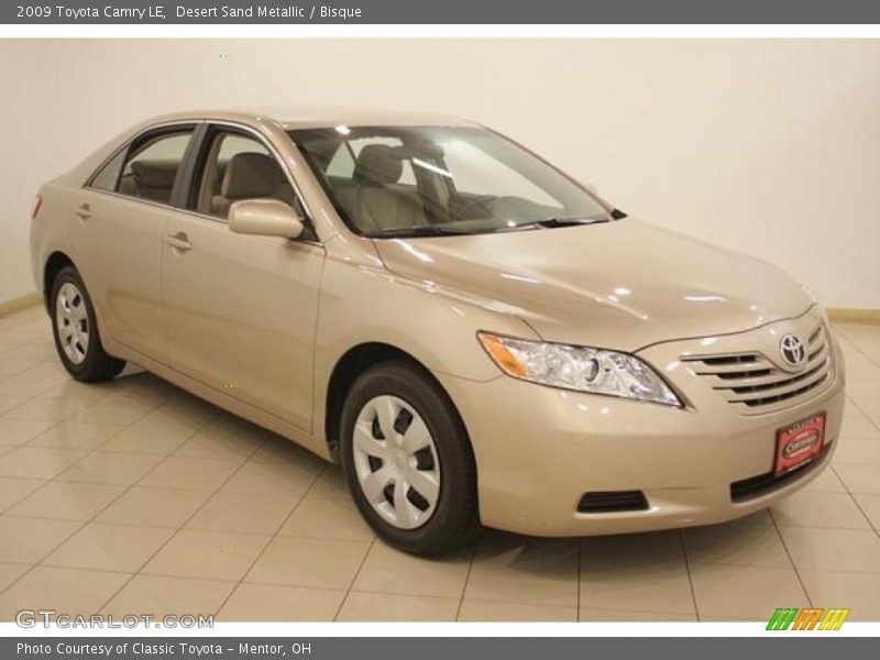 Desert Sand Metallic / Bisque 2009 Toyota Camry LE
