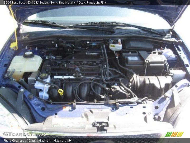 Sonic Blue Metallic / Dark Flint/Light Flint 2006 Ford Focus ZX4 SES Sedan