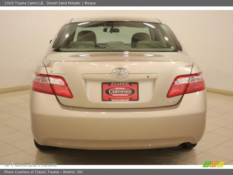 Desert Sand Metallic / Bisque 2009 Toyota Camry LE