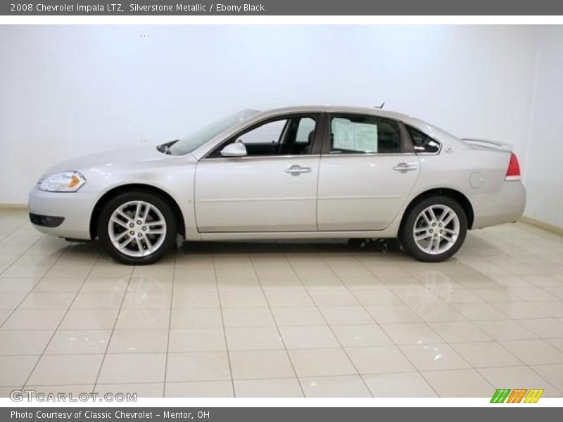 Silverstone Metallic / Ebony Black 2008 Chevrolet Impala LTZ