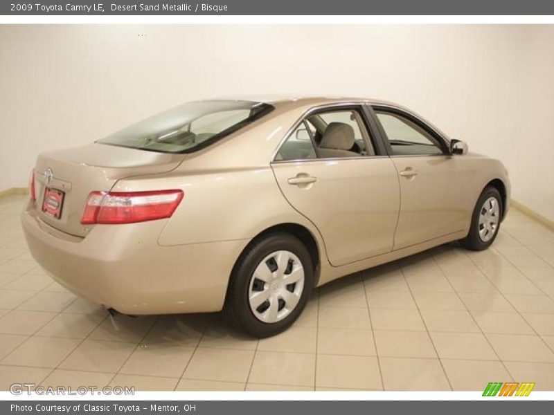 Desert Sand Metallic / Bisque 2009 Toyota Camry LE