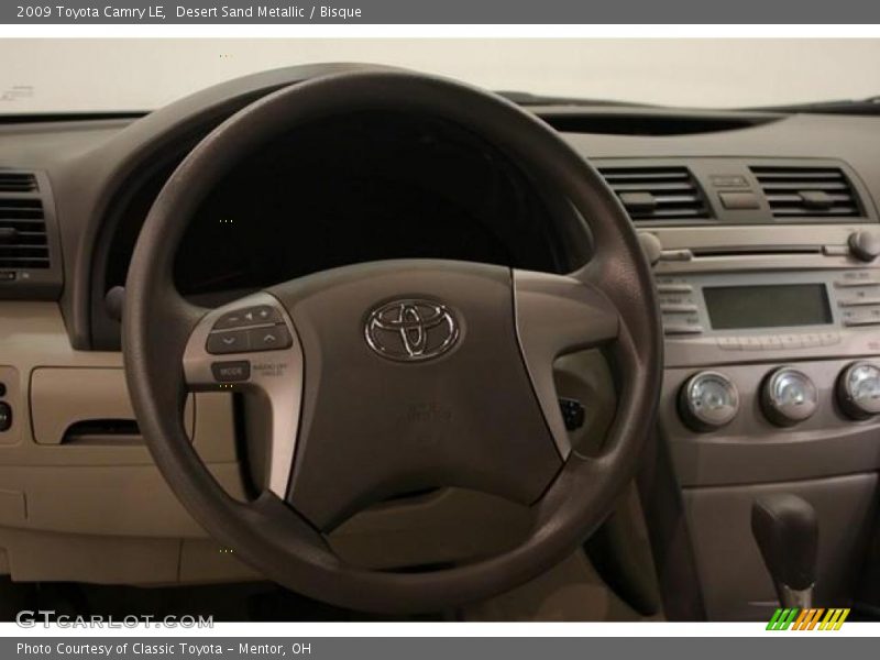 Desert Sand Metallic / Bisque 2009 Toyota Camry LE