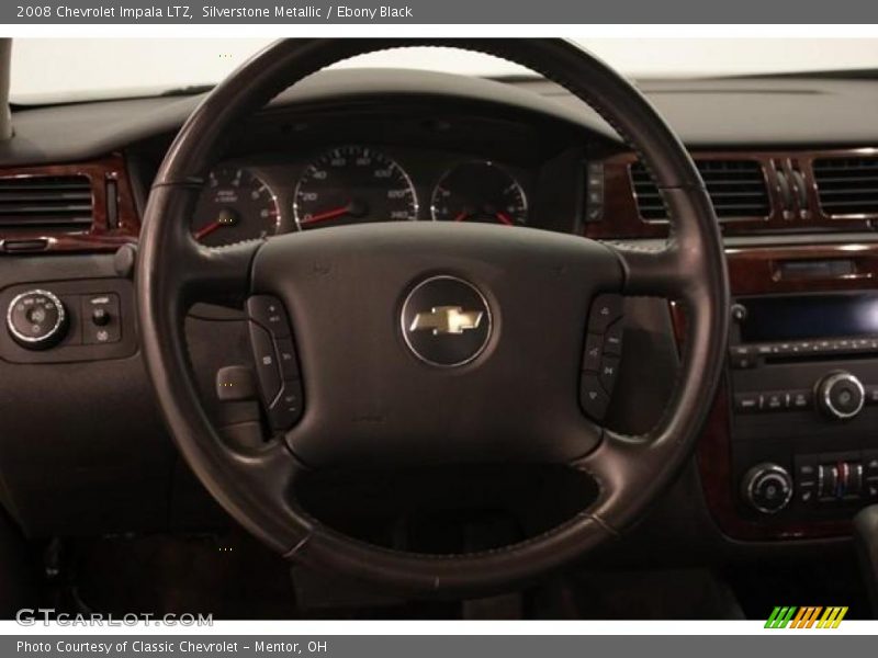 Silverstone Metallic / Ebony Black 2008 Chevrolet Impala LTZ
