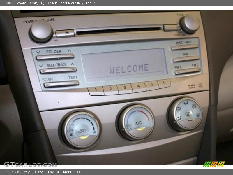 Desert Sand Metallic / Bisque 2009 Toyota Camry LE