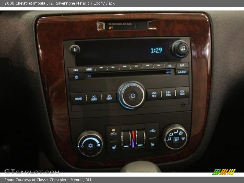 Silverstone Metallic / Ebony Black 2008 Chevrolet Impala LTZ