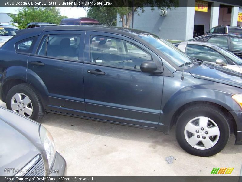 Steel Blue Metallic / Dark Slate Gray 2008 Dodge Caliber SE