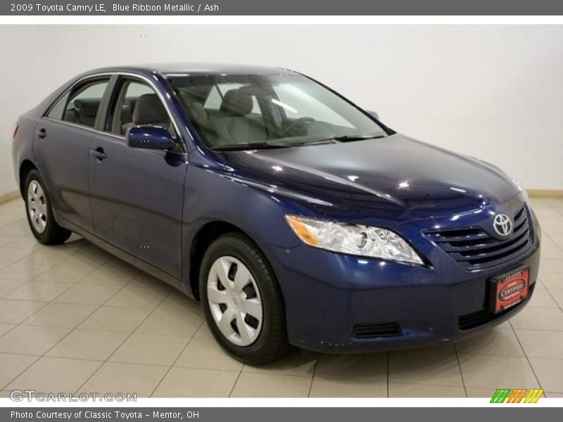 Blue Ribbon Metallic / Ash 2009 Toyota Camry LE