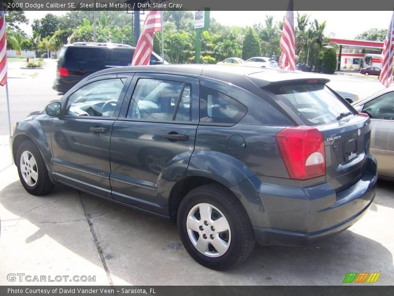 Steel Blue Metallic / Dark Slate Gray 2008 Dodge Caliber SE