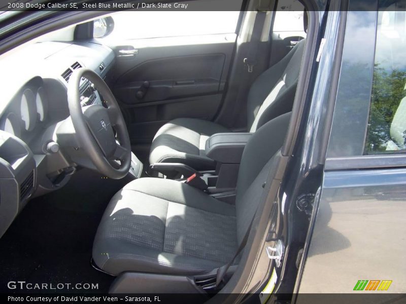 Steel Blue Metallic / Dark Slate Gray 2008 Dodge Caliber SE