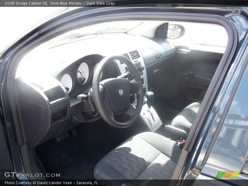 Steel Blue Metallic / Dark Slate Gray 2008 Dodge Caliber SE