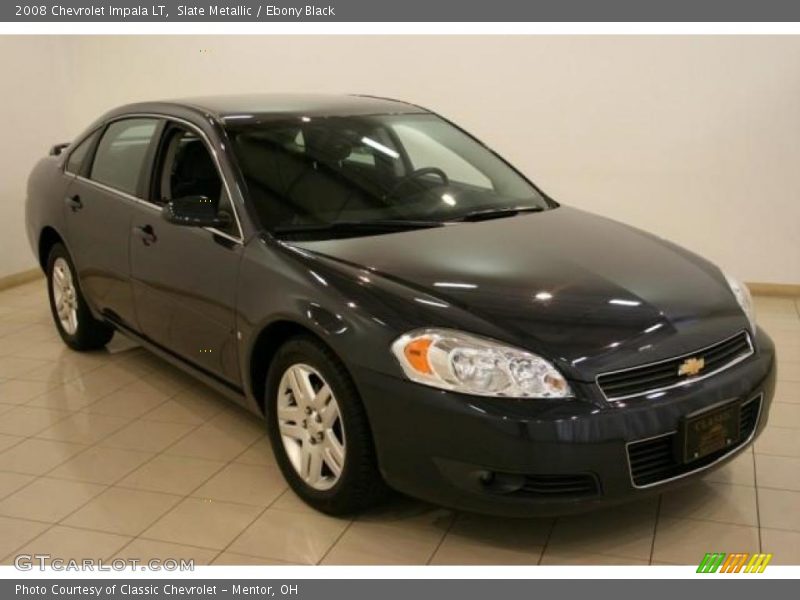 Slate Metallic / Ebony Black 2008 Chevrolet Impala LT