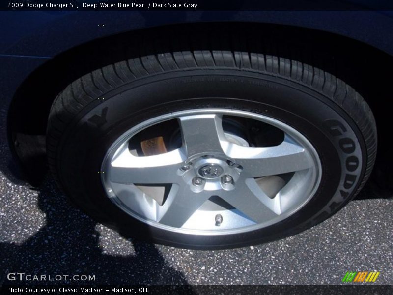 Deep Water Blue Pearl / Dark Slate Gray 2009 Dodge Charger SE