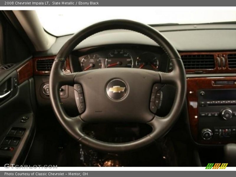 Slate Metallic / Ebony Black 2008 Chevrolet Impala LT