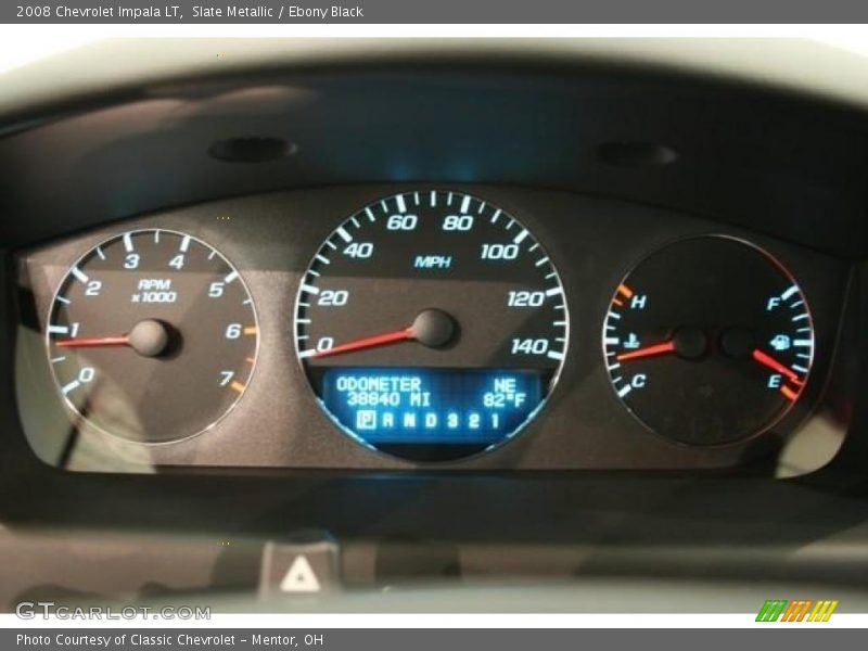 Slate Metallic / Ebony Black 2008 Chevrolet Impala LT
