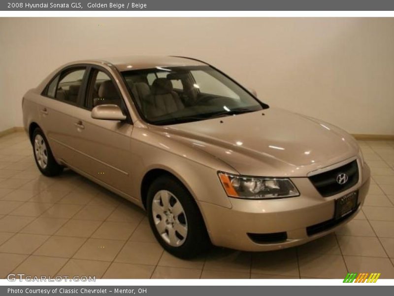 Golden Beige / Beige 2008 Hyundai Sonata GLS