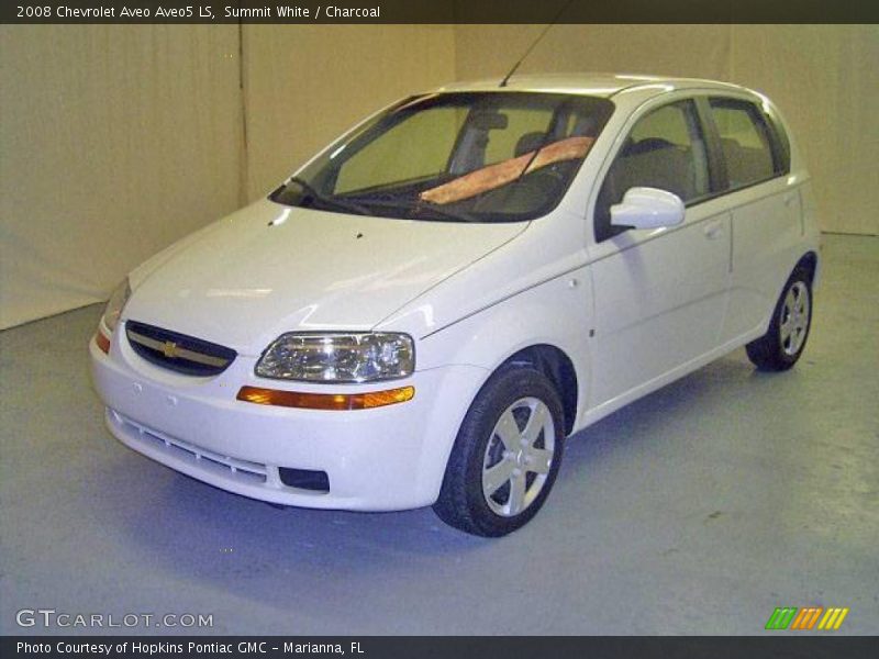 Summit White / Charcoal 2008 Chevrolet Aveo Aveo5 LS