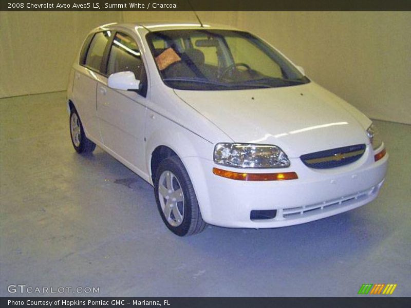 Summit White / Charcoal 2008 Chevrolet Aveo Aveo5 LS