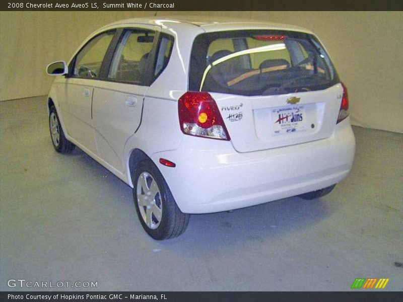 Summit White / Charcoal 2008 Chevrolet Aveo Aveo5 LS