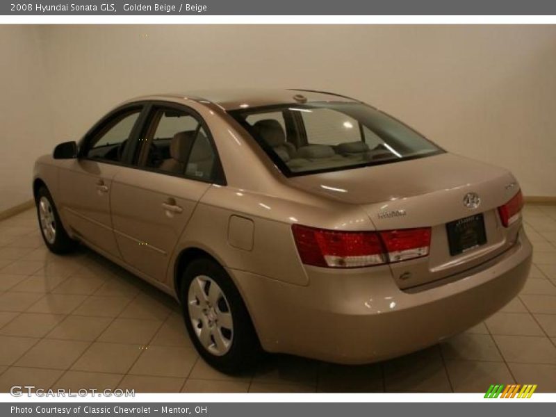 Golden Beige / Beige 2008 Hyundai Sonata GLS