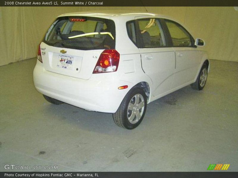 Summit White / Charcoal 2008 Chevrolet Aveo Aveo5 LS