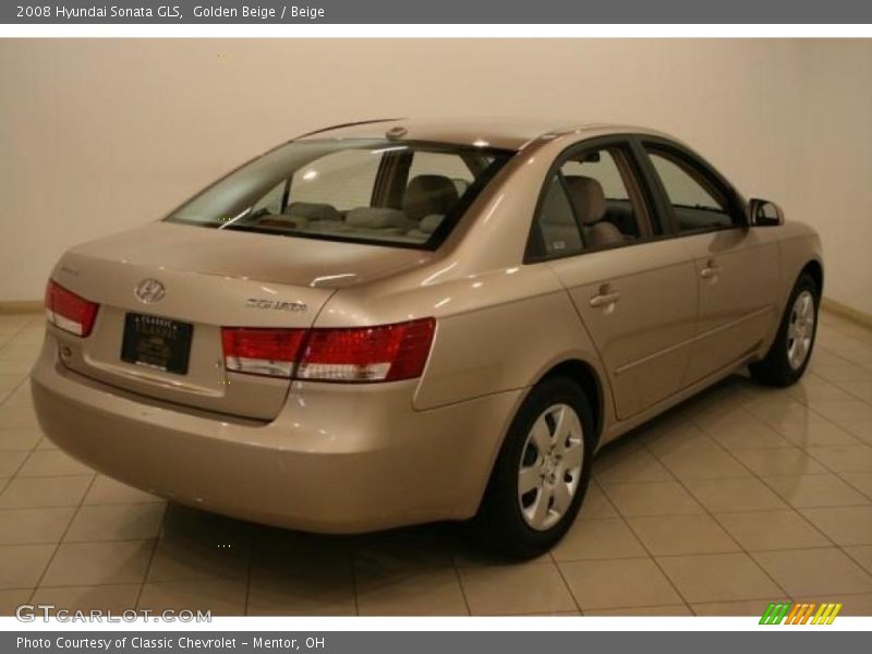 Golden Beige / Beige 2008 Hyundai Sonata GLS