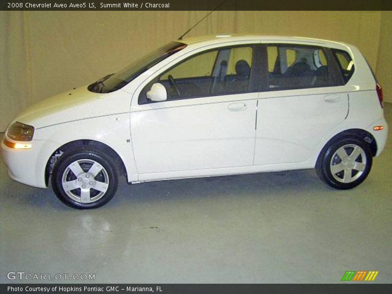 Summit White / Charcoal 2008 Chevrolet Aveo Aveo5 LS