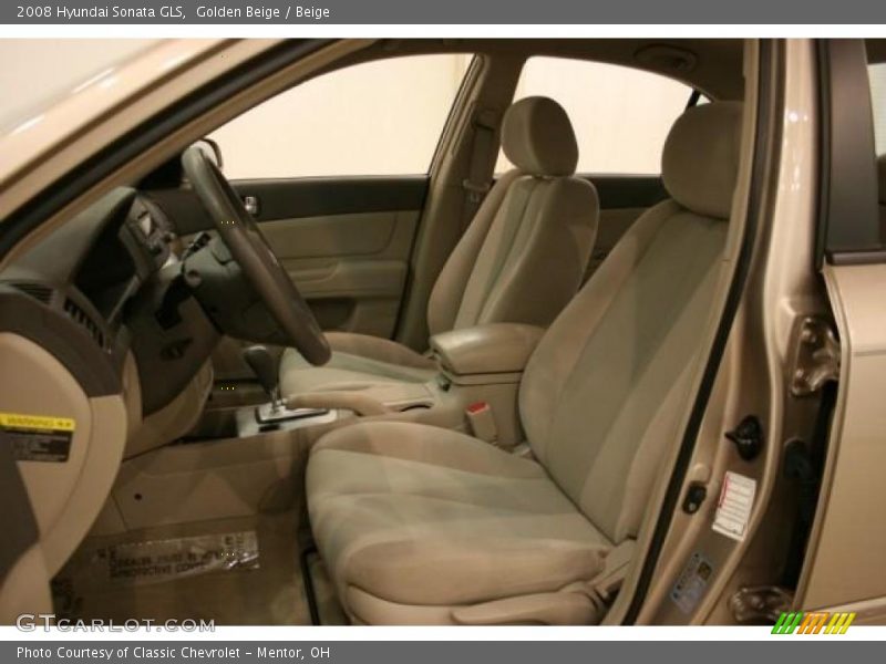 Golden Beige / Beige 2008 Hyundai Sonata GLS