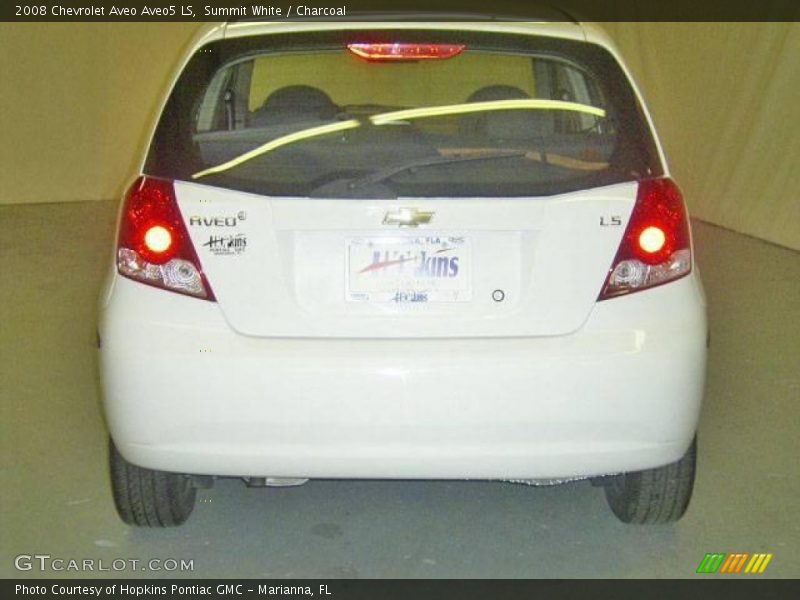 Summit White / Charcoal 2008 Chevrolet Aveo Aveo5 LS