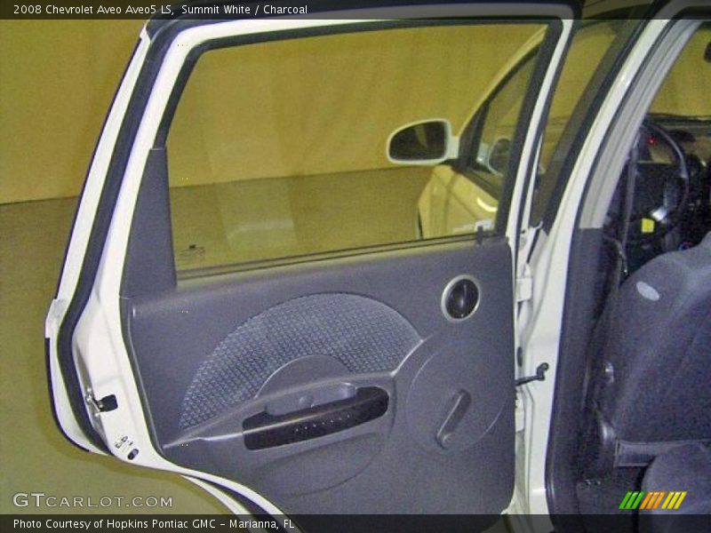 Summit White / Charcoal 2008 Chevrolet Aveo Aveo5 LS