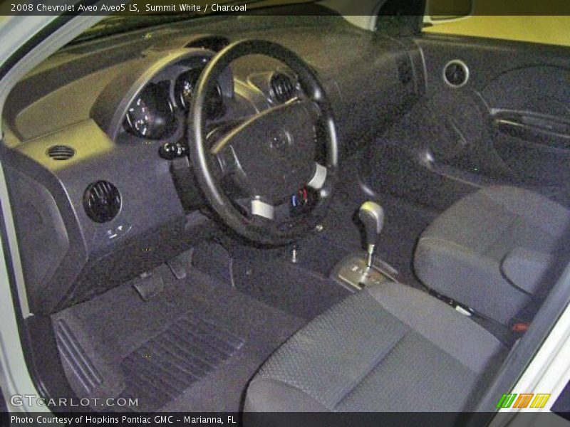 Summit White / Charcoal 2008 Chevrolet Aveo Aveo5 LS
