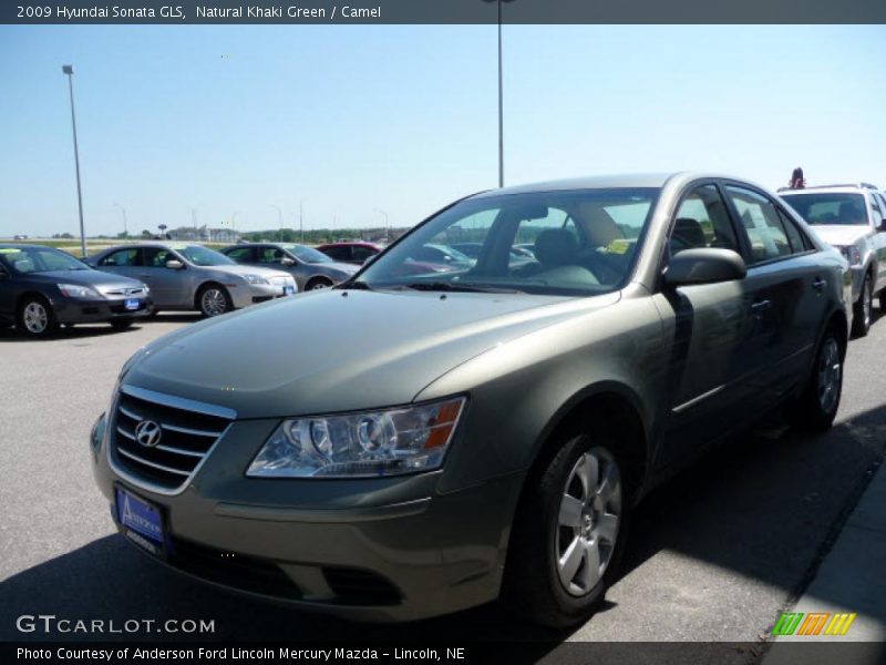 Natural Khaki Green / Camel 2009 Hyundai Sonata GLS