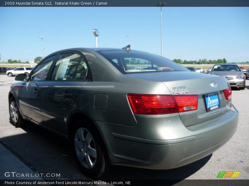 Natural Khaki Green / Camel 2009 Hyundai Sonata GLS