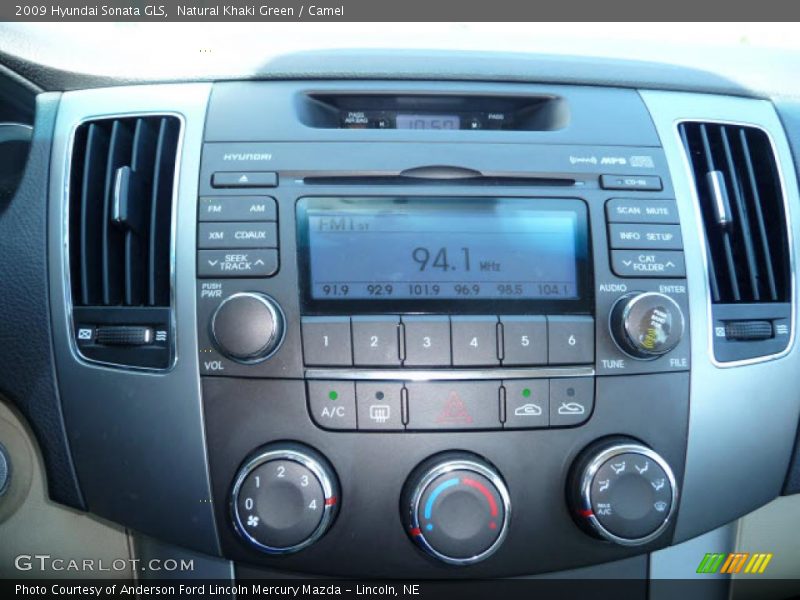 Natural Khaki Green / Camel 2009 Hyundai Sonata GLS