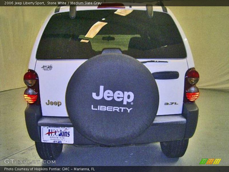 Stone White / Medium Slate Gray 2006 Jeep Liberty Sport