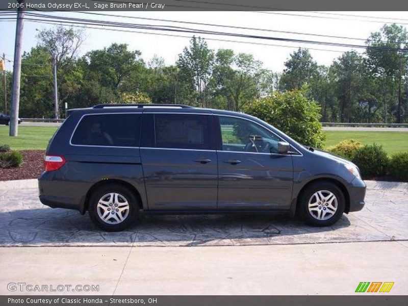 Sage Brush Pearl / Gray 2006 Honda Odyssey EX-L