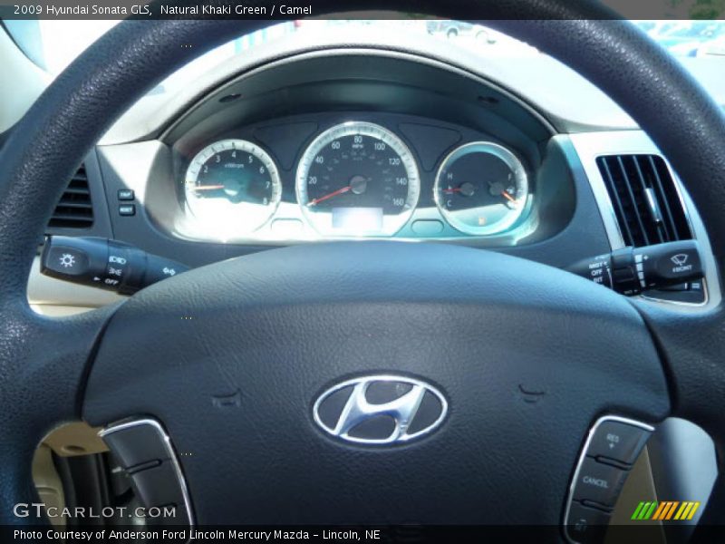 Natural Khaki Green / Camel 2009 Hyundai Sonata GLS