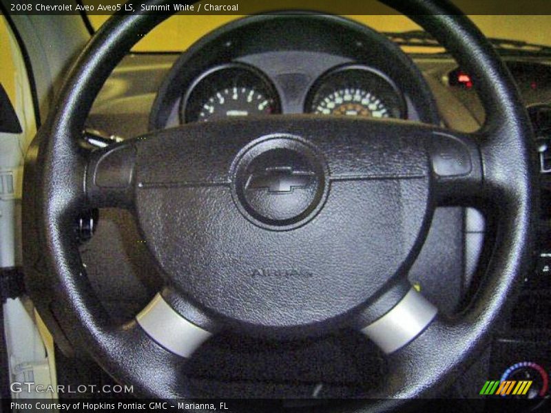 Summit White / Charcoal 2008 Chevrolet Aveo Aveo5 LS