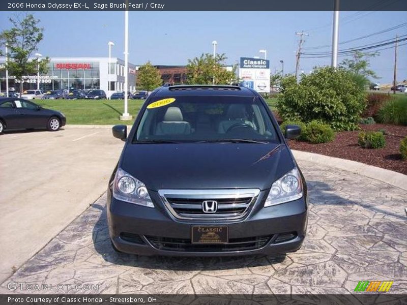 Sage Brush Pearl / Gray 2006 Honda Odyssey EX-L