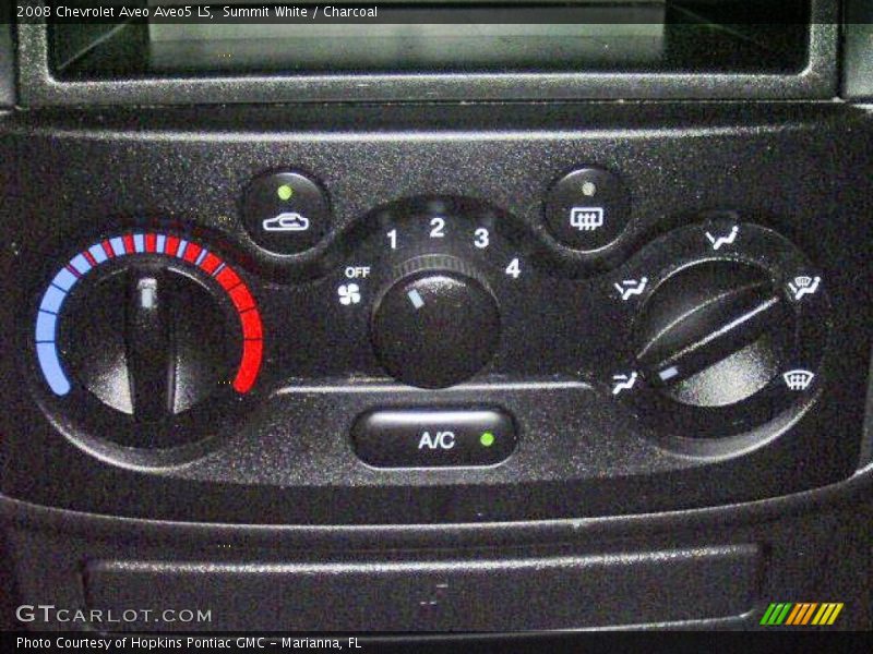 Summit White / Charcoal 2008 Chevrolet Aveo Aveo5 LS