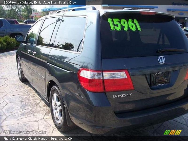 Sage Brush Pearl / Gray 2006 Honda Odyssey EX-L