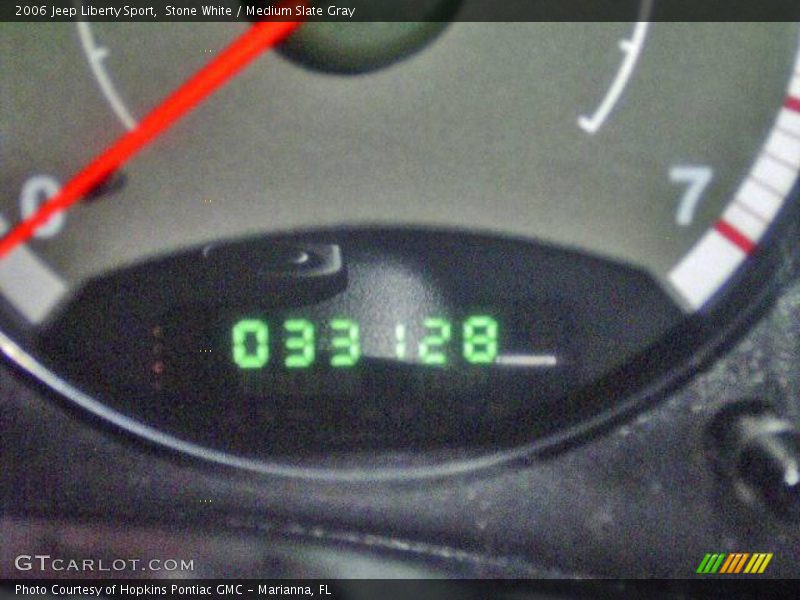Stone White / Medium Slate Gray 2006 Jeep Liberty Sport