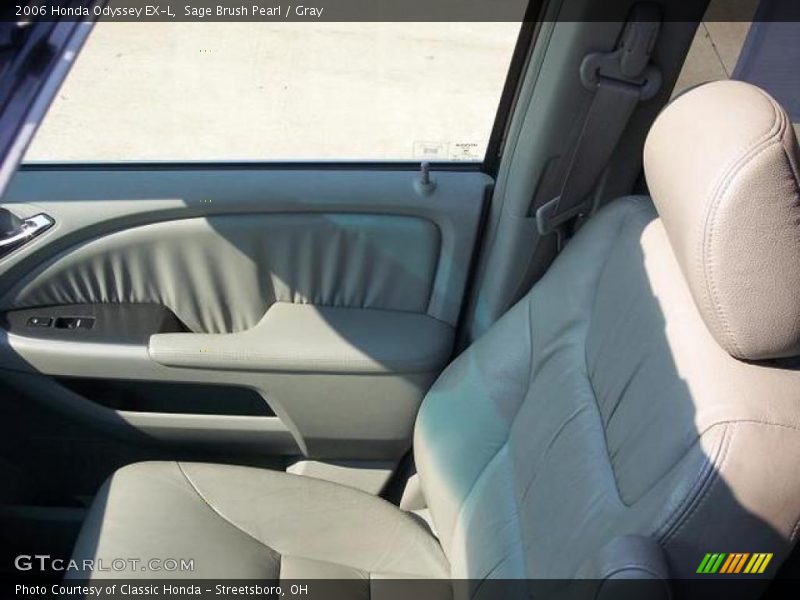 Sage Brush Pearl / Gray 2006 Honda Odyssey EX-L