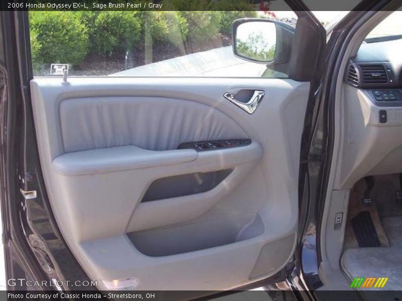 Sage Brush Pearl / Gray 2006 Honda Odyssey EX-L